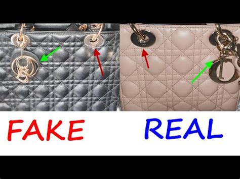 fake christian dior bag vs real